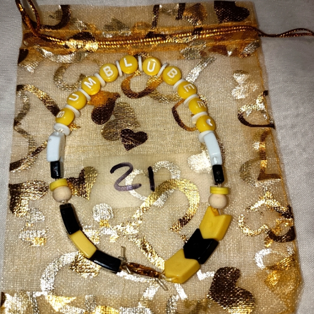 "Bumblebee" Beaded bracelet